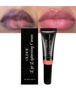 OUHOE Lip Lightening Cream - for Dark Lips Lip Brightener, Help fade lip discoloration with Alpha Arbutin & Licorice Extract | Scented 10ml
