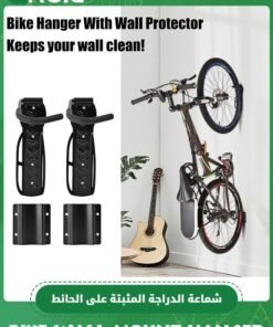 GROIC 2 Pack Bike Wall Mount Rack with Tire Tray Bike Hook Bike Rack for Garage Bicycle Holder Bicycle Hanger Storage Vertical Bicycle Hook for Indoor, Garage, Shed - Image 4