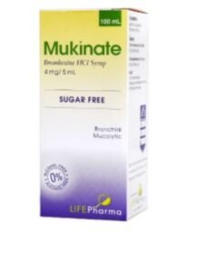 Life Mukinate Syrup - 100Ml - Effective Relief for Allergy & Cold Symptoms