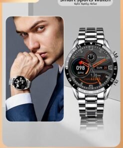 REOCLE Men's Smart Watch with Blood Pressure Sleep Monitor & IPX7 Waterproof & HD Large Screen & Multi-sport Mode & Full Touch Screen Fitness Tracker