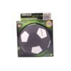 KickerBall Glow-in-the-Dark Curve and Swerve Soccer Ball (Size 4, Black/White)