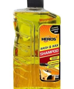 Herios Wash & Wax Shampoo for Cars, 500ml, Contains Carnauba Wax