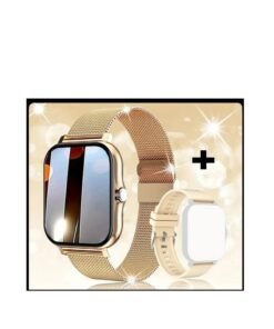 AROAQ Smart Watch, GoldSemilan Waterproof Fitness Tracker Watch, Bluetooth Calls Digital Smartwatch, Large Display Wristwatch Watches For Men And Women