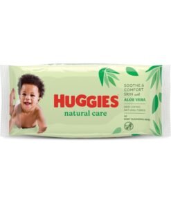 HUGGIES Natural Baby Wipes, Aloe Vera 56 Wipes