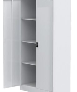 Mahmayi Modern Digital Cupboard - Secure, Stylish, and Adjustable Storage Solution for Documents, Home, and Office - White