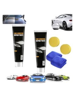 SOLARAE Car Scratch Repair Paste, Professional Car Scratch Repair Agent, Body Compound Car Scratch Remover, Car Scratch Repair Paint, Auto Body Compound with Polishing Grinding Paste (2 pcs)