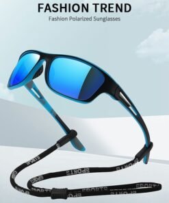 Alternative view of GROIC Sports Sunglasses Polarized Lenses, Cycling Sunglasses, Durable Ultra Light Cycling Glasses with Lanyard Case Glasses Case, Outdoor Sports Polarized Glasses, Windproof Sunglasses