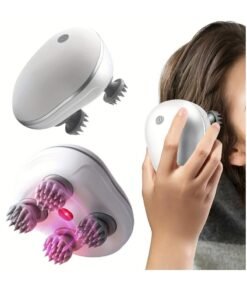 YoYoTech Electric Scalp Massager,Head Massager Scalp Stress Relax,Type-C Rechargeable Silicone Scalp Massager,Head Massager for Hair Growth,Head Scratcher,Scalp Massager Shampoo Brush,pet Massager,cat,Dog