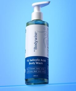 Be Bodywise 1% Salicylic Acid Body Wash Shower Gel | Prevents Body Acne, Bumpy skin, Exfoliates & Deep cleanses skin | Paraben & SLS free | Suitable for all skin types | 250ml