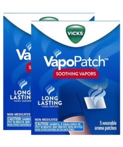 Vicks (Pack of 2) Childrens VapoPatch Soothing Vapors, 2x5 Wearable Aroma Patches