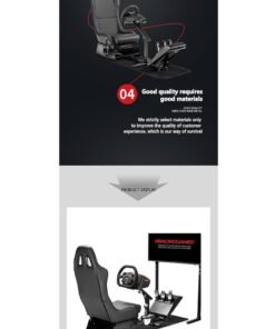 Flash Hawk Racing Seat Gaming Chair Steering Wheel Stand for Logitech G29 Thrustmaster Xbox Playstation PS4 - Image 3
