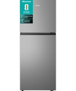 Hisense Gross 265L/Net 203L Top Mount Refrigerator Fridge RT3N264NAI, Deodorizing Filter, 2L Bottle Balcony, Total No Frost, One Line Handle Design, Inverter RT3N264NAI Silver