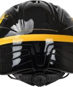 Spartan Batman Kids Helmet for Ages 3–6 | Medium Size 50–52cm | DC Superhero Bike, Skate, and Scooter Safety Gear | Lightweight Shell with Air Vents | Adjustable Chin Strap | SP-9138 - Image 4