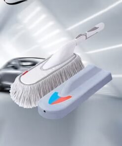 DUNISO Car Duster - Extendable Long Handle Microfiber Car Duster, Scratch-Free Exterior Car Cleaning Tool, Dust Brush for Trucks, Pickups, Motorcycles, Boats and Home Cleaning