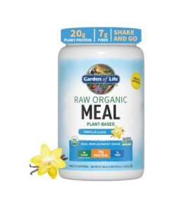 Garden of Life Raw Organic Plant Based Meal Replacement Shake Vanilla Flavor 2 LB