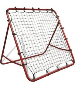 Rock Pow Football Bouncer Football Kickback Rebounder Adjustable Angles Training Equipment Removable Football Goal