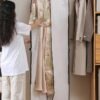 CityRiya-Long Garment Bags for Hanging Clothes 2 PCS Garment Storage Bags Suit Bags Dress Bag for Storage Hanging Clothes Covers Storage Protector Long Dress Bags for Gowns Closet Storage and Travel