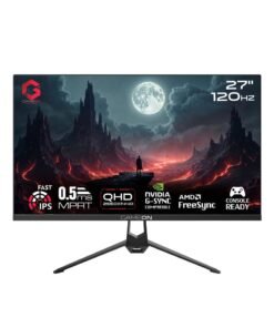 GAMEON 27 inch QHD 120Hz 0.5ms IPS Gaming Monitor, HDMI 2.1, FreeSync, Adaptive-Sync, 99% sRGB GOES27QHD120IPS Black