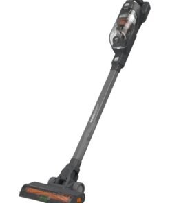 BLACK+DECKER Cordless Stick Vacuum Cleaner With 2-In-1 Function And Litium Ion Power Series Battery Charge Indicator 500 ml 150 W BHFEA520J-GB Grey/Orange