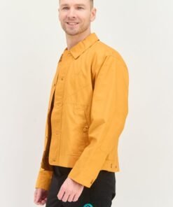 Alternative view of adidas Originals Men Sportswear Fit Embroidered Logo Outdoor Jacket Shirts, Orange