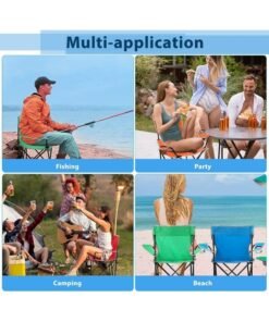 MOMENT Folding Camping Chairs- Lightweight, Portable Chair for Beach, Lawn, Outdoor Sports - Image 3