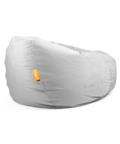 Alternative view of Jumbble Suede Bean Bag with Filling | Ultimate Indoor Lounging Chair for All Ages | Velvet Soft Fabric | Filled with Polystyrene Beads(XXL, Grey)70 X 100 X 110cm