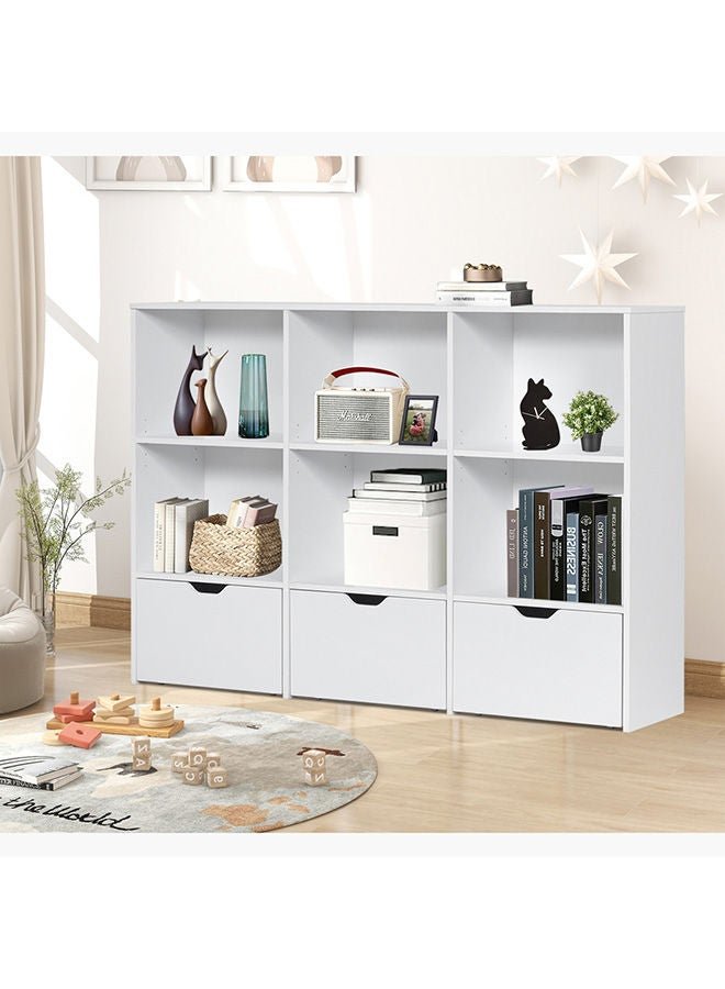 Home Box Vanilla Cody Storage Cabinet With 3-Drawers 140 x 106.5 x 40 cm