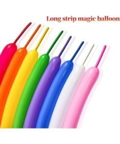 MOMENT 100 Pieces Balloons For Twisting Balloon Animal, Long Skinny Latex Balloons For Modelling Magic Balloon Animal Kit For Weddings, Birthdays Party Decoration, Multicolors