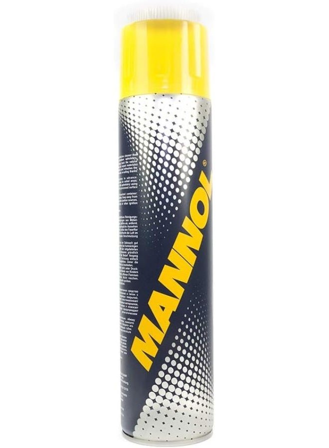 MANNOL 9931 Textile Foam | Removes Different Soiling From Furniture Upholstery Vehicle Interiors Carpets Fabric (650Ml)