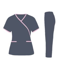 Rannah's Uniform Exquisite Scrub Set Uniform for Women, Beautician, Housemaid, Nurse with Piping