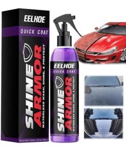 EELHOE Fast Car Ceramic Coating Spray, Plastic Parts Refurbisher, Fast Fine Scratch Repair, Car Scratch Nano Repair Spray, High Protection Crystal Coating 100ML