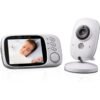 LETING 3.2 Inch LCD Display Baby Wireless Video Monitor With Night Vision, Room Temperature Monitoring