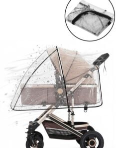 Super ZYouth Stroller Rain Cover, Transparent Weather Shield for Baby Strollers, Universal Waterproof Rain Cover, Travel-Ready Rain Cover Protects from Wind  Snow, Dust & Insects