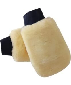 2pcs Car Wash Plush Gloves, Car Soft Polishing Gloves, Double-Sided Lamb Wool Car Wash Clean Polish Car Car Wash Mitt Cleaning Tools Cleaning Supplies for Car