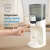 Baby Brezza Instant Baby Bottle Warmer - Fast Water Warmer Instantly Dispenses 24/7 in 3 Temperatures, White