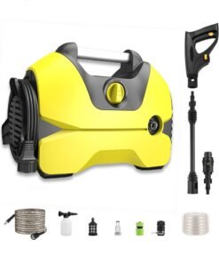 Bolivia's 2800W Electric High Pressure Washer 2000 PSI - 1.2GPM Power Cleaner with Foam Cannon & 5 Nozzles for Cars, Patios, Fences, Driveways - Professional Home Cleaning Machine