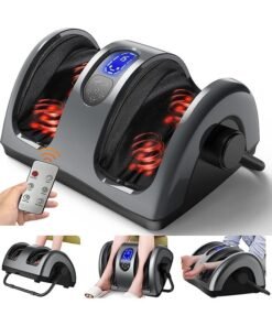 Garlo Shiatsu Foot Massager with Heat-Foot Massager Machine for Neuropathy, Plantar Fasciitis and Pain Relief-Massage Foot, Leg, Calf, Ankle with Deep Kneading Heat Therapy, Gift for Mother