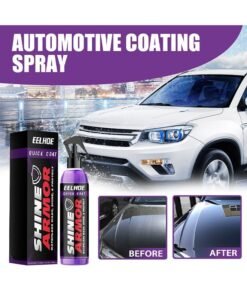 EELHOE Shine Armor，Fast car Ceramic Coating Spray, Plastic Parts refurbisher, Fast fine Scratch Repair, car Scratch Nano Repair Spray,High Protection Crystal Coating 100ml
