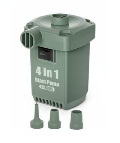 vexa pro Portable Electric Air Pump 260L/min Rechargeable Inflator & Deflator with 3 Nozzles, Type-C Charging, for Air Mattresses, Boats, Pool Floats & Camping Gear