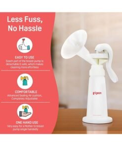 Alternative view of Pigeon Manual Breast Pump – Compact, Easy-to-Use & Portable – BPA-Free, Quiet & Comfortable Suction for Breastfeeding Moms – Basic Edition