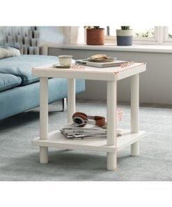 NKX Minimalist Square Coffee Table for Bedroom and Living Room  40x40 cm