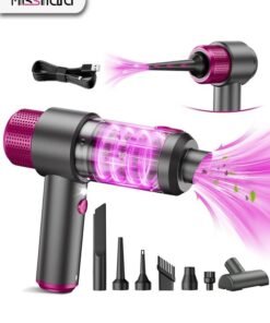 MissTiara Handheld Car Vacuum Cleaner Cordless, Portable Cordless Vacuum Cleaner, 15000PA High Power Car Vacuum Cleaner & Air Duster,Portable Mini Car Vacuum Cleaner , Hand Held Vacuum Cleaner for Car Home Office