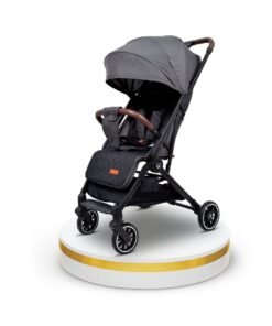 Nurtur Baby Travel Stroller With Storage Basket, Removable Front Bumper, 5 Point Safety Harness, EVA Wheels, Compact Foldable Design, 0 - 36 Months