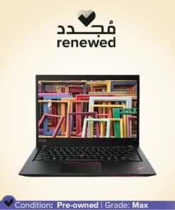 Lenovo Renewed - ThinkPad T490s Laptop With 14-Inch Full HD Display,Core i7 Processor/Dual Core/8th Gen/8GB RAM/512GB SSD/Intel HD Graphics/Windows 10 English Black