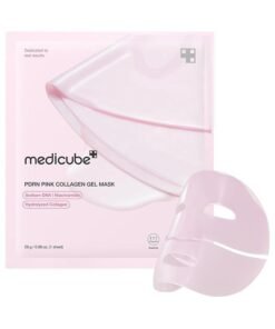 Medicube PDRN Pink Collagen Gel Mask 28g, Firming & Lifting Sheet Mask with Triple Collagen Complex, Hydrating Anti Aging Face Mask with PDRN & Allantoin for Elastic Youthful Glowing Skin