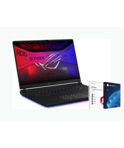 ASUS ROG Strix SCAR 16 Gaming Laptop - Intel Core Ultra 9-275HX, 32GB DDR5, 2TB SSD,16 Inch ROG Nebula 2.5 240Hz, 16GB Nvidia GeForce RTX 5080 Windows 11 Pro,+ Life Time Office 2024 English Off Black