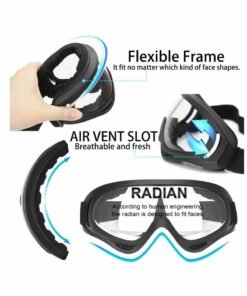 SOLARAE Children‚Äôs Safety Glass, 2 Pcs Kids Outdoor Game Protective Goggles Safety Goggles Eyewear for Elite Toy Game Eye Protection & Laboratory Work Safety Glasses - Image 3