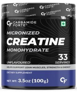 CARBAMIDE FORTE Monohydrate Creatine Powder Micronized Creatine Monohydrate 100gm- Unflavoured - 33 Servings - 100g
