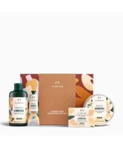 THE BODY SHOP Almond Milk Collection Gift Set – Shower Cream (250 Ml) And Body Butter (200 Ml) And Soap (100 G) And Hand Balm (30 Ml) – Almond Milk Formula For Dry And Sensitive Skin, Deep Nourishment And Soft-Smooth Finish