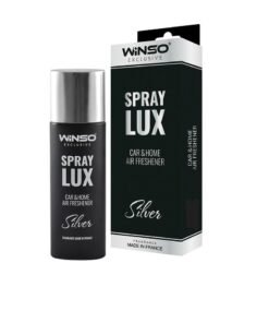 WINSO Car Air Freshener Exclusive Lux Spray Silver a Fragrance With luxurious enchanting Aroma. Fragrance is made in France C20